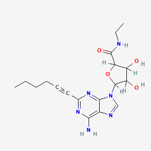 molecular formula C18H24N6O4 B1226682 Heneca 