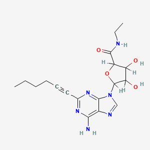2-Hexynyl-5'-N-ethylcarboxamidoadenosine