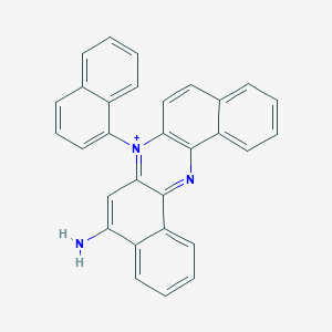 molecular formula C30H20N3+ B1226683 Magdala red 