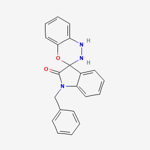 1'-(Phenylmethyl)-2'-spiro[1,2-dihydro-4,1,2-benzoxadiazine-3,3'-indole]one