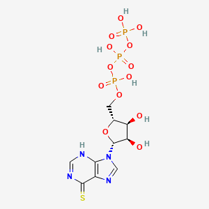 molecular formula C10H15N4O13P3S B1226696 Thio-ITP CAS No. 27652-34-2