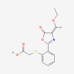 Oxazolone thioglycolic acid