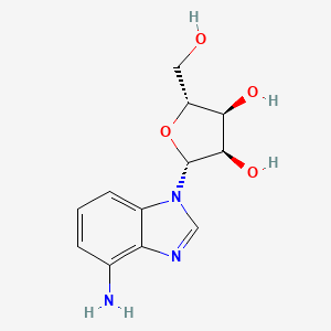 molecular formula C12H15N3O4 B1226701 1,3-Dideazaadenosine CAS No. 20649-47-2
