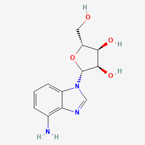 (2R,3R,4S,5R)-2-(4-aminobenzimidazol-1-yl)-5-(hydroxymethyl)oxolane-3,4-diol
