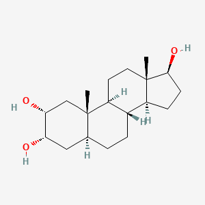 molecular formula C19H32O3 B1226702 Androstane-2,3,17-triol CAS No. 56524-83-5