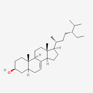 molecular formula C29H50O B1226704 Stigmast-7-en-3-ol, (3b)- CAS No. 6869-99-4