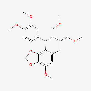 molecular formula C24H30O7 B1226722 (+/-)-Hypophyllanthin 