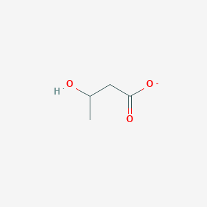 molecular formula C4H7O3- B1226725 3-Hydroxybutyrate 