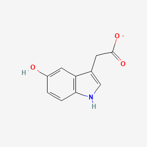 (5-Hydroxyindol-3-yl)acetate