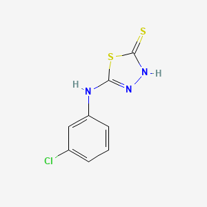 5-[(3-Chlorophenyl)amino]-1,3,4-thiadiazole-2-thiol