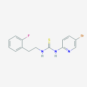 molecular formula C14H13BrFN3S B1226743 HI-240 