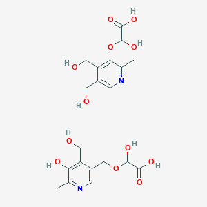 molecular formula C20H26N2O12 B1226749 Piridoxilate CAS No. 24340-35-0
