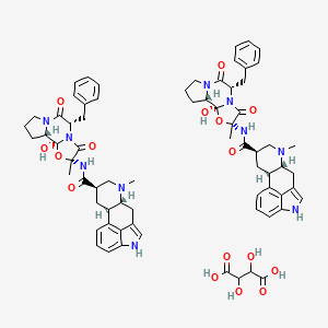 molecular formula C70H80N10O16 B1226755 Dihydroergotamine tartrate CAS No. 5989-77-5