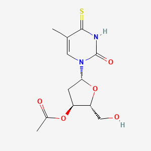 molecular formula C12H16N2O5S B1226756 3'-O-Acetyl-4-thiothymidine CAS No. 20188-76-5