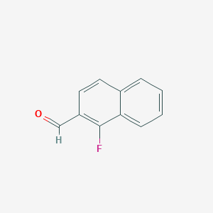 molecular formula C11H7FO B122676 1-Fluoronaphthalene-2-carbaldehyde CAS No. 143901-96-6