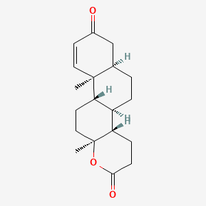 molecular formula C19H26O3 B1226764 4,5-Dihydrotestolactone CAS No. 4269-77-6