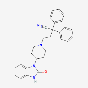 4-(2,3-Dihydro-2-oxo-1H-benzimidazol-1-yl)-alpha,alpha-diphenylpiperidine-1-butyronitrile