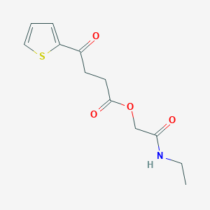 4-Oxo-4-thiophen-2-ylbutanoic acid [2-(ethylamino)-2-oxoethyl] ester