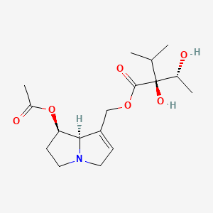 molecular formula C17H27NO6 B1226797 7-Acetylintermedine CAS No. 74243-01-9