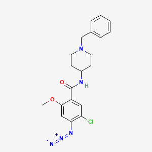 molecular formula C20H22ClN5O2 B1226800 Azapride CAS No. 92990-90-4