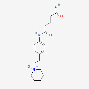 N-(Para-glutaramidophenyl-ethyl)-piperidinium-N-oxide