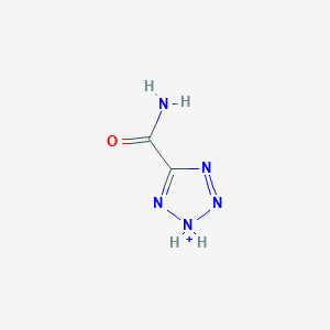 2H-tetrazol-2-ium-5-carboxamide