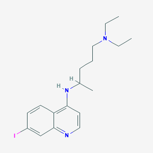molecular formula C18H26IN3 B1226823 Iodoquine CAS No. 2007-00-3