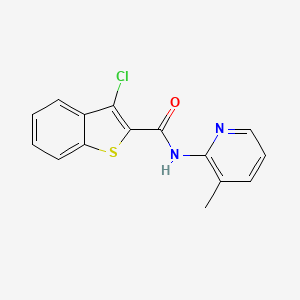3-chloro-N-(3-methyl-2-pyridinyl)-1-benzothiophene-2-carboxamide