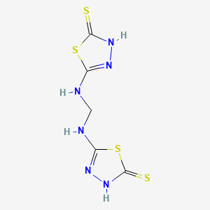 molecular formula C5H6N6S4 B1226852 Bismerthiazol CAS No. 79319-85-0