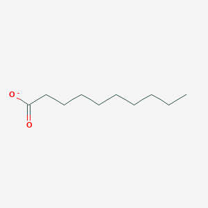 molecular formula C10H19O2- B1226879 癸酸酯 