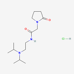 molecular formula C14H28ClN3O2 B1226888 Pramiracetam hydrochloride CAS No. 75733-50-5