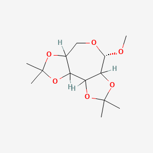 Methyl 2,3-4,5-di-O-isopropylidine-glucoseptanoside