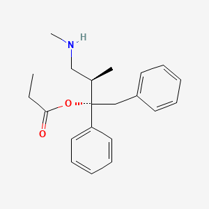 molecular formula C21H27NO2 B1226900 D-Norpropoxyphene CAS No. 32501-12-5