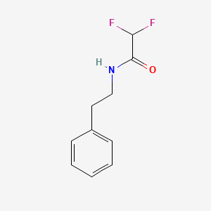 molecular formula C10H11F2NO B1226924 2,2-difluoro-N-(2-phenylethyl)acetamide 