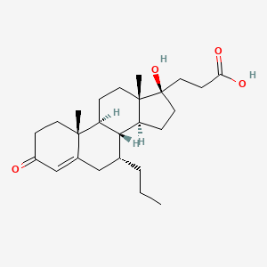 molecular formula C25H38O4 B1226929 Oxprenoate CAS No. 786592-95-8
