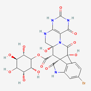molecular formula C25H26BrN5O13 B1226930 Surugatoxin CAS No. 40957-92-4