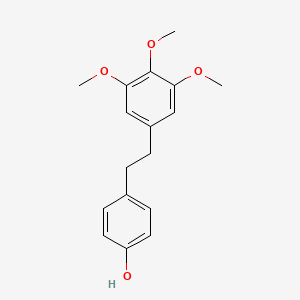molecular formula C17H20O4 B1226941 Isoamoenylin CAS No. 39499-95-1