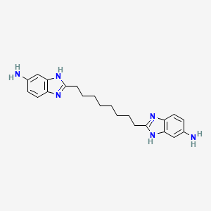 2-[8-(6-amino-1H-benzimidazol-2-yl)octyl]-3H-benzimidazol-5-amine