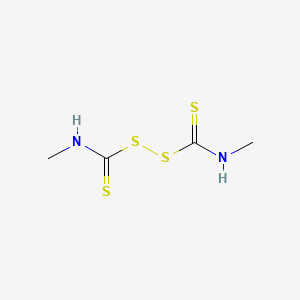 molecular formula C4H8N2S4 B1226977 二甲基硫代氨基甲酸二硫 CAS No. 2438-90-6