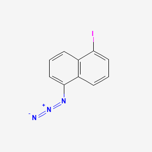molecular formula C10H6IN3 B1226979 1-Azido-5-iodo-naphthalene CAS No. 63785-44-4