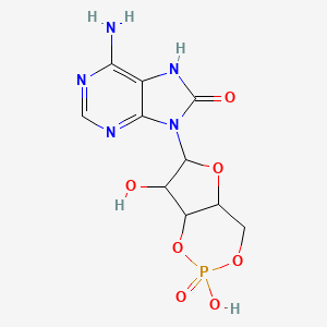 molecular formula C10H12N5O7P B1227043 8-Hydroxy-cyclic AMP CAS No. 31356-95-3