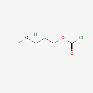molecular formula C6H11ClO3 B1227048 3-甲氧基丁基氯甲酸酯 CAS No. 75032-87-0