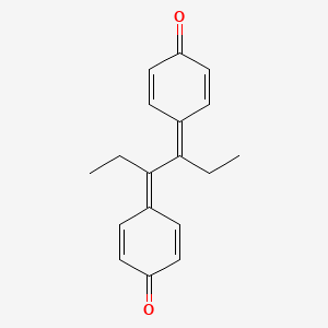 molecular formula C18H18O2 B1227050 Diethylstilbestrol quinone CAS No. 5664-37-9
