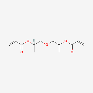 molecular formula C12H18O5 B1227051 Oxybis(methyl-2,1-ethanediyl) diacrylate CAS No. 57472-68-1