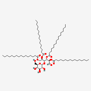 molecular formula C76H142O15 B1227052 Maltose tetrapalmitate CAS No. 74764-16-2