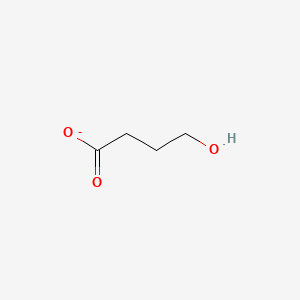 molecular formula C4H7O3- B1227057 4-羟基丁酸酯 CAS No. 1320-61-2