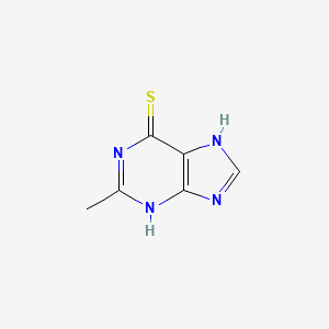 molecular formula C6H6N4S B1227058 2-Methyl-6-thiopurine CAS No. 38917-31-6