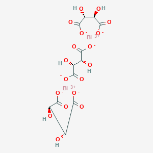 molecular formula C12H12Bi2O18 B1227062 Dibismuth tritartrate CAS No. 6591-56-6