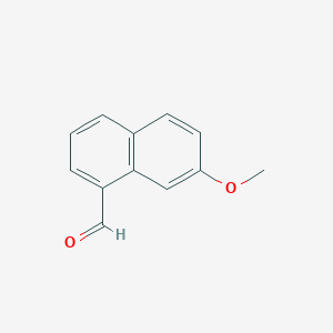 molecular formula C12H10O2 B122711 7-Methoxy-1-naphthaldehyde CAS No. 158365-55-0