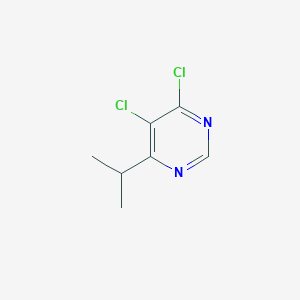 molecular formula C7H8Cl2N2 B122713 4,5-Dichloro-6-isopropylpyrimidine CAS No. 141602-30-4